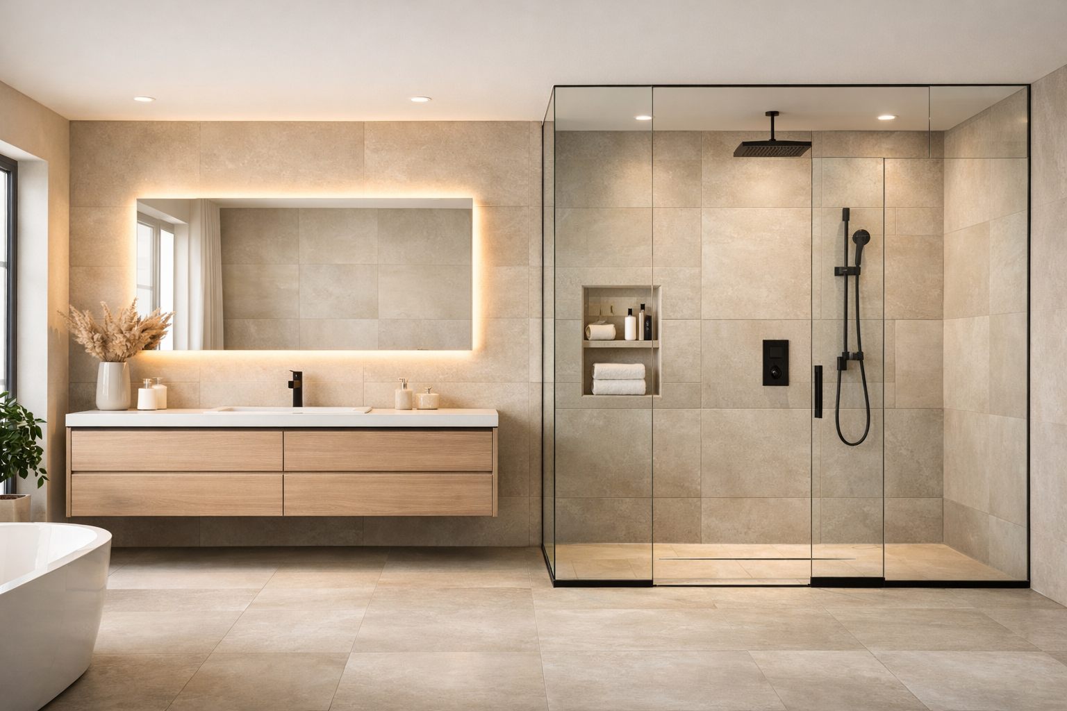 Luxury bathroom transformation by AquaLux