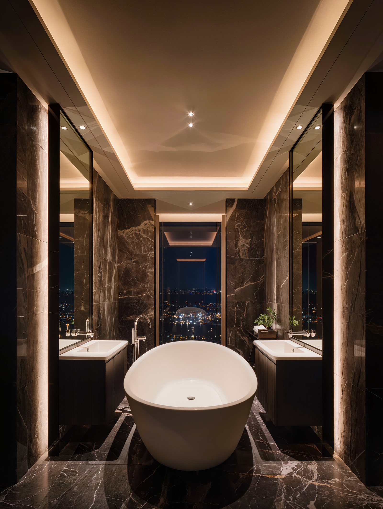 Soaking tub installation